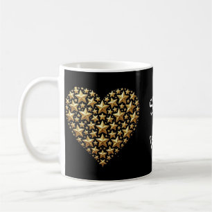 Glitter Gouden Hart Esthetiek Koffiemok