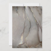 Glitter GradCap,Silver Drips,Marble Navy Blue Kaart (Achterkant)