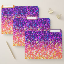 Glitter Grafisch bestand met bestandmappen