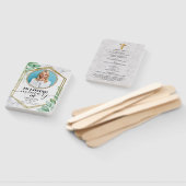 Glitter Greenery Funeral Celebration of Life Handwaaier (Niet-gemonteerd)