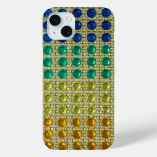 Glitter groen geel blauw sparkleiPhone hoesje