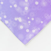 Glitter Gymnastics Beam Blue en Paars Fleece Deken (Hoek)