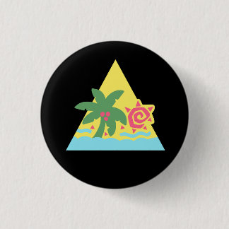 Glitter Hair Flair Badge (Klassiek) Ronde Button 3,2 Cm