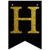 Glitter Happy Birthday-banner Vlaggetjes (Tweede vlag)