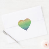 Glitter Hart Sticker (Envelop)