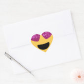 glitter hartoog emoji hart sticker (Envelop)