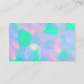 Glitter Holo Drip Korting Bedankt Visitekaartje (Achterkant)