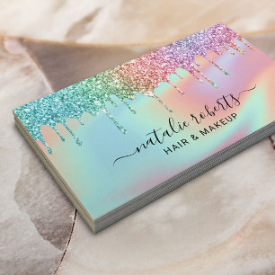 Glitter-holografisch apparaat maakt artistieke haa visitekaartje