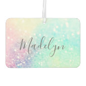  Glitter Holographic Iridescent Girly Luchtverfrisser (Achterkant)