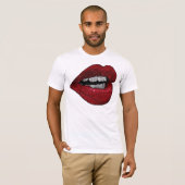 GLITTER HOT LIPS T-SHIRT (Voorkant volledig)