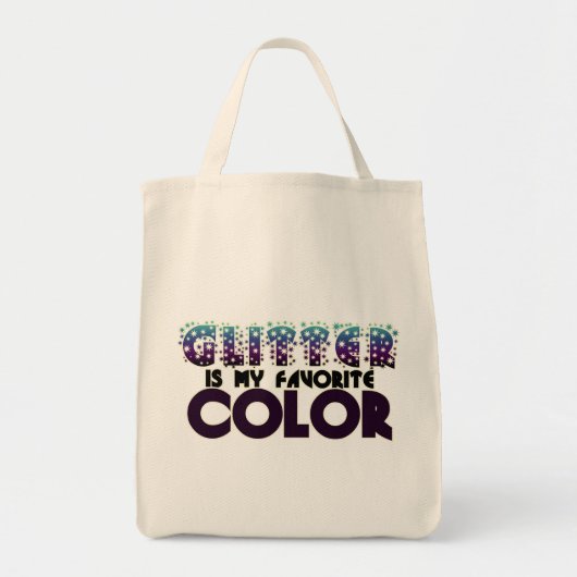 Glitter is mijn favoriete kleur tote bag (Voorkant)