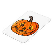 Glitter Jack O'Lantern Magneet (Linkerzijde)