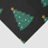 Glitter kerstboom tissuepapier (Detail)