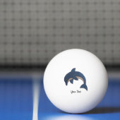 Glitter Kijk Dolphin Donkerblauw en wit Pingpongballen (Net)