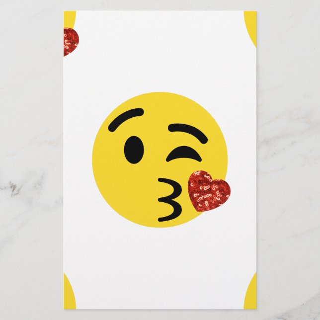 glitter kiss emoji (Voorkant)