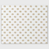 Glitter Kisses Lips Cadeaupapier (Vlak)