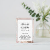 Glitter Korting Kaart (Staand voorkant)