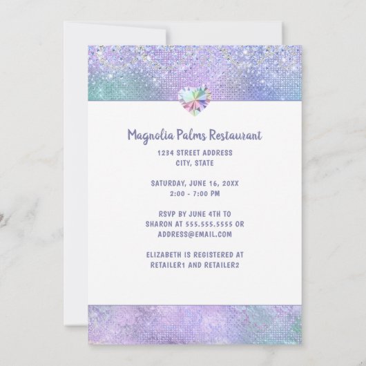 Glitter Lace Corset Lingerie Vrijgezellenfeest Kaart (Achterkant)