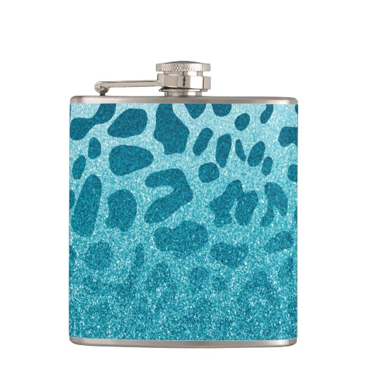 Glitter Leopard Heupfles (Voorkant)
