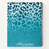 Glitter Leopard Notitieboek (Achterkant)