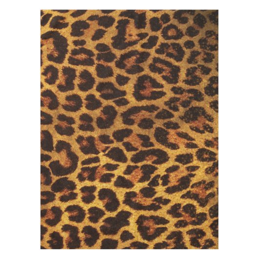 Glitter Leopard Pring Tafelkleed (Voorkant)