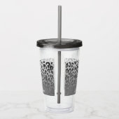 Glitter Leopard Print Acryl Drinkbeker (Rechts)