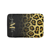 Glitter Leopard Print Badmat (Voorkant)