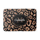 Glitter Leopard Print Badmat (Voorkant)