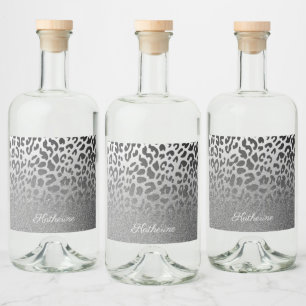 Glitter Leopard Print Likeurfles Etiket