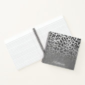 Glitter Leopard Print Notitieboek (Binnen)