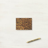 Glitter Leopard Print Post-it® Notes (Op bureau)