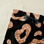 Glitter Leopard Print Strandlaken (In situ)