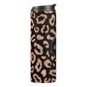 Glitter Leopard Print Thermosbeker (Gedraaid links)
