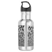 Glitter Leopard Print Waterfles (Achterkant)