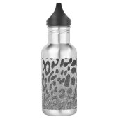 Glitter Leopard Print Waterfles (Links)