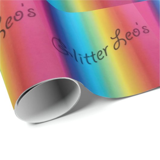 Glitter Leo's Cadeaupapier (Rol Hoek)