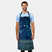 glitter licht achtergrond: goud, zilver, b schort (Gedragen)