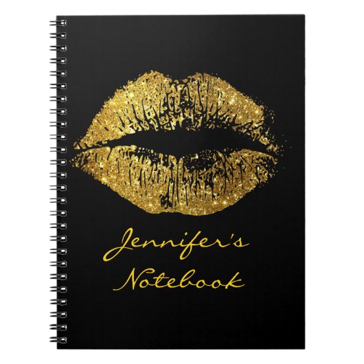Glitter Lips 3 Notitieboek (Voorkant)
