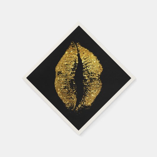 Glitter Lips 3 Servetten (Hoek)