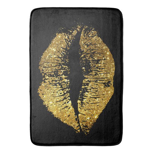 Glitter Lips Badmat (Voorkant Verticaal)