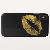 Glitter Lips Case-Mate iPhone Case (Achterkant (horizontaal))