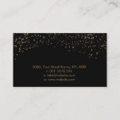 Glitter Lips - Makeup Artist Visitekaartje (Achterkant)