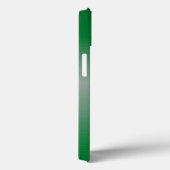 Glitter look Emerald Green Persoonlijke naam Case-Mate iPhone Case (Achterkant / Rechts)