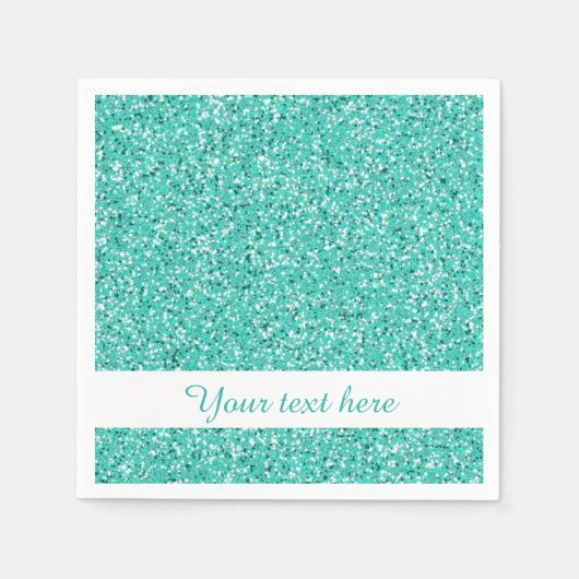 Glitter look-like met aangepast servetten (Voorkant)