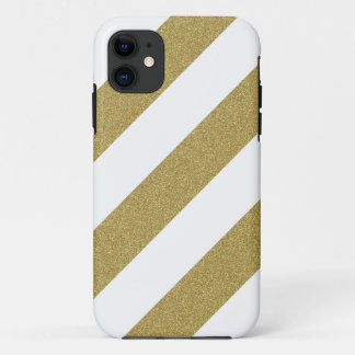 Glitter-look striped iPhone Case