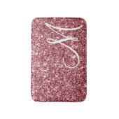 Glitter Luxe Roos, speciaal gepersonaliseerd Badmat (Voorkant Verticaal)