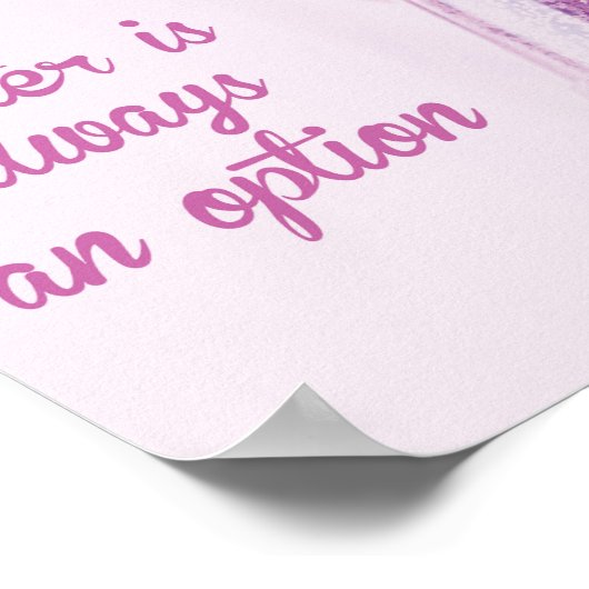 Glitter maakt je glans, nagelzout, behangwand poster (Hoek)