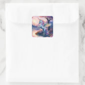 Glitter Magic Sunset Unicorn Fantasy Stickers (Sac)