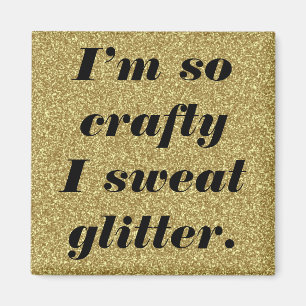 Glitter magnet magneet