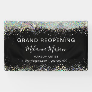 Glitter Makeup Artist Black Elegant Spandoek